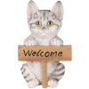 Dekorácia mačka pestrofarebná 12x9x19 cm 6PR3367