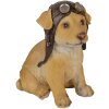 Dekorácia pes hnedý 14x10x16 cm 6PR3368