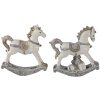 Dekorácia hojdací kôň (sada 2 ks) viacfarebná 7x2x8 cm 6PR4659