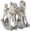 Dekorácia hojdací kôň (sada 2 ks) viacfarebná 7x2x8 cm 6PR4659