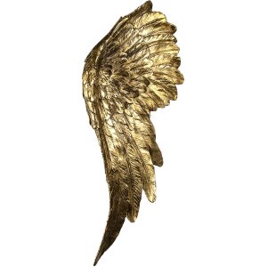 Dekoračné krídla (2 kusy) zlaté 22x6x55 cm 6PR4691