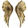 Dekoračné krídla (2 kusy) zlaté 22x6x55 cm 6PR4691