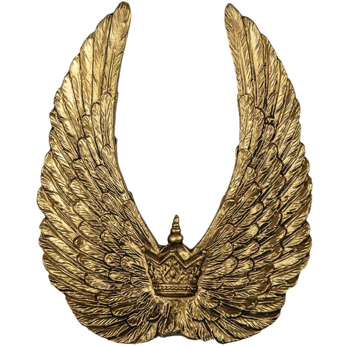 Dekoračné krídla (2 kusy) sivé 22x4x28 cm 6PR4694