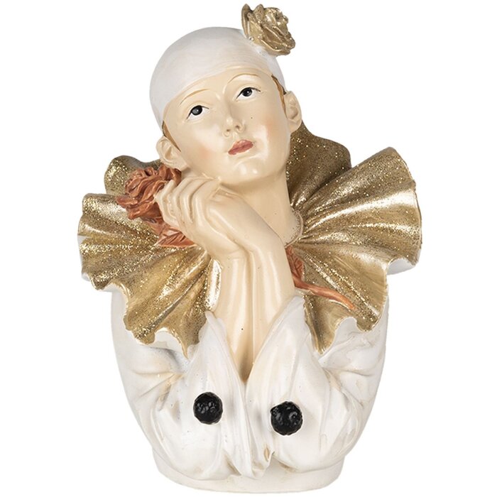 Dekorácia klaun pestrofarebná 11x11x15 cm 6PR4733