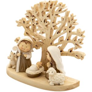 Detská postieľka figúrka hnedá 11x5x10 cm 6PR4743