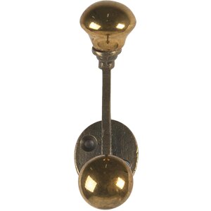 Nástenný háčik zlatý 3x5x9 cm...