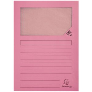 EXACOMPTA 55500E Zakladač SUPER ružový A4 160g 100...