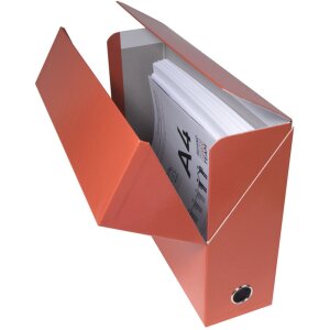 Exacompta transfer box kartón 90mm 25x33cm pre DIN A4 Iderama červená