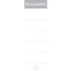 Exacompta 5388E Samolepiace štítky na chrbát 80 mm biele 10 kusov