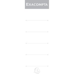 Hrebeňové štítky Exacompta 80 mm...