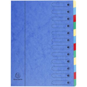 Exacompta organizér 12-dielny A4 harmonika...