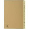 Exacompta organizér 24 priehradiek A-Z Kraft DIN A4 25x33 cm