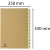 Exacompta organizér 24 priehradiek A-Z Kraft DIN A4 25x33 cm
