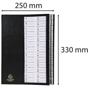 Exacompta 621226E Zakladač s pevným vekom s rozťahovacím chrbtom 25x33 cm