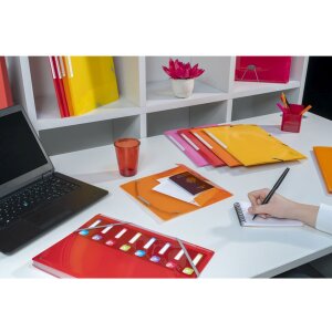 Exacompa organizér s pružným chrbtom 8 priehradiek DIN A4 Iderama assorted