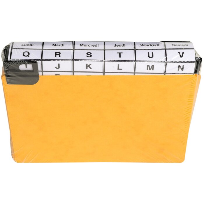 Exacompta 13752E 24 rozdeľovačov okienok kovových 105x148mm abecedných