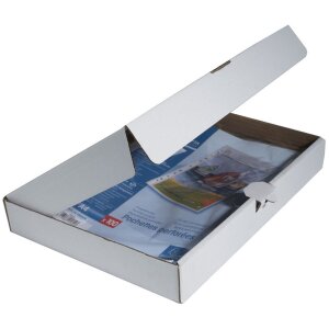 Exacompta 100 vreciek na brožúry, otvorené v hornej časti a po stranách, hladké, DIN A4