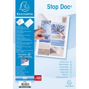 Exacompta 5670E Stop Doc A4 110µ kryštál 100 kusov