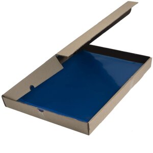 Exacompta balenie 100 hladkých PVC 130µ obalov na dokumenty formátu A4 modré