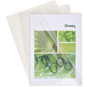 Exacompta 661230E 100 vreciek na spisy PVC 130µ DIN A4 kryštál