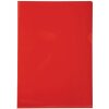 Exacompta vrecká na spisy 130µ DIN A4 červené 100 ks PVC hladké