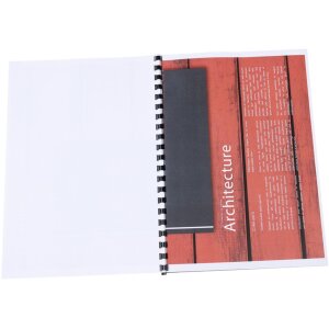 Exacompta 75101E 100 PVC špirál 6 mm čiernych na dokumenty A4/A3