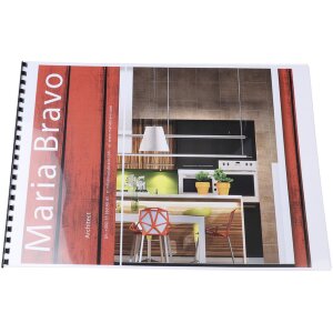 Exacompta 75101E 100 PVC špirál 6 mm čiernych na dokumenty A4/A3