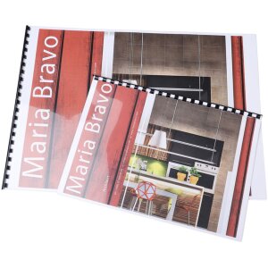 Exacompta box 100 špirál 16 mm PVC na väzbu A4 čierny