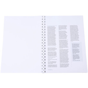 Exacompta špirály 12 mm PVC 25 kusov DIN A4 biela až na 90 listov