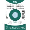 Exacompta indexové karty A7 linkované 100 ks azúrovo modré