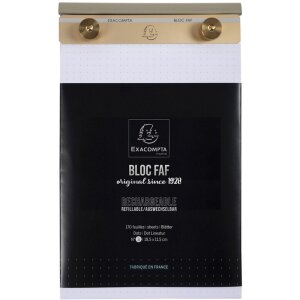 Podložka Exacompta FAF 18,5x11,5cm, N3. Bodky - biele