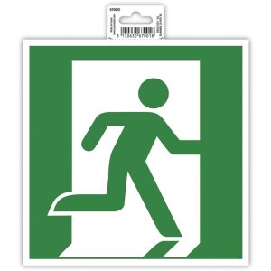 Značka evakuácie, pravá 20 cm