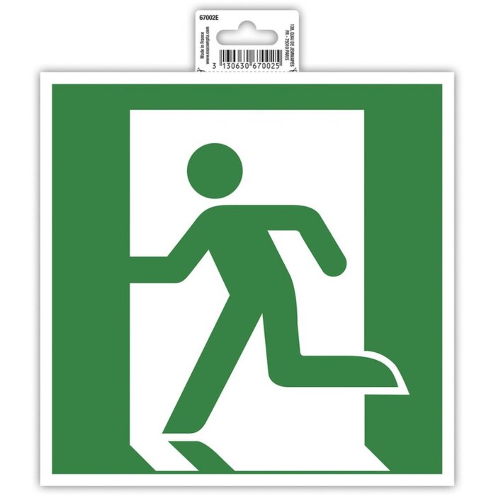 Evakuačná značka vľavo 20 cm