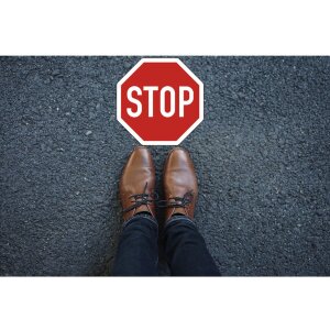 Samolepiaci štítok Exacompta Stop 30 cm