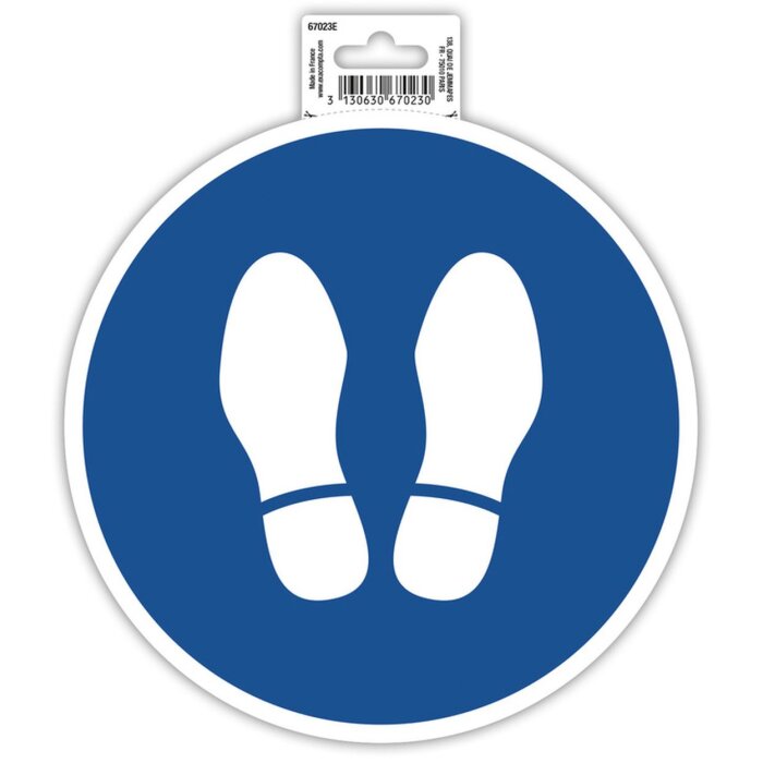 Samolepiaca značka Halt 20 cm