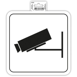 Samolepiaci nápis Video dohľad 20 cm