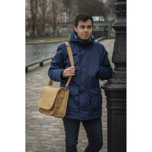 Exacompta papierová taška koženého vzhľadu 39x27x13cm Eterneco geometrické motívy