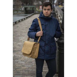 Exacompta papierová taška koženého vzhľadu 39x27x13cm Eterneco geometrické motívy