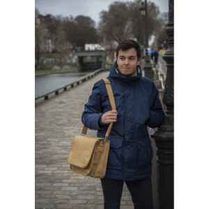 Exacompta papierová taška koženého vzhľadu 39x27x13cm Eterneco geometrické motívy