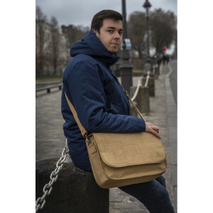 Exacompta papierová taška koženého vzhľadu 39x27x13cm Eterneco geometrické motívy