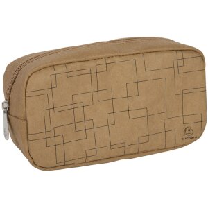 Exacompta penál 21x11x7 cm papier v koženom...