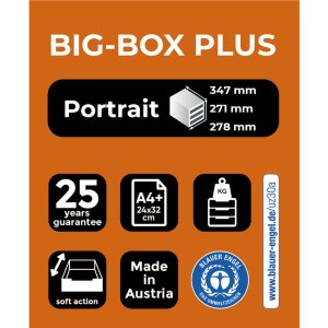 Exacompta 3097284D Zásuvkový box Big Box Plus 5 zásuviek Iderama malinová farba