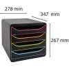 Exacompta zásuvkový box Big Box Plus Black Office Black-Harlequin