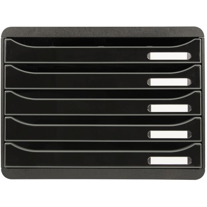 Exacompta 308714D Zásuvkový box Big Box Plus Horizon Black 5 zásuviek