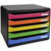 Exacompta 308798D Zásuvkový box Big Box Plus formát na šírku 5 zásuviek dúha