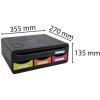 Exacompta TOOLBOX MINI 4 zásuvky Qi nabíjacia stanica dúha