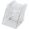 Exacompta 60258D Stolný držiak na brožúry A4 5 priehradiek Exacryl crystal transparent