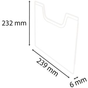 Exacompta 64558D Krycia doska A4 vertikálna...