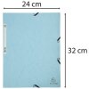 Exacompta 55528E Zakladač s elastickým uzáverom Aquarel Pastelová modrá DIN A4 400g/m²