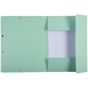 Exacompta 55533E Zakladač Aquarel A4, pastelovo zelená farba, drevotrieska 400g/m²